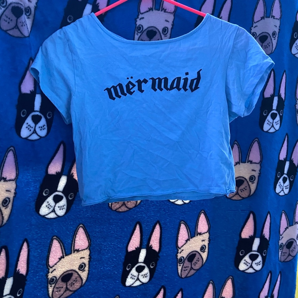 mermaid crop top